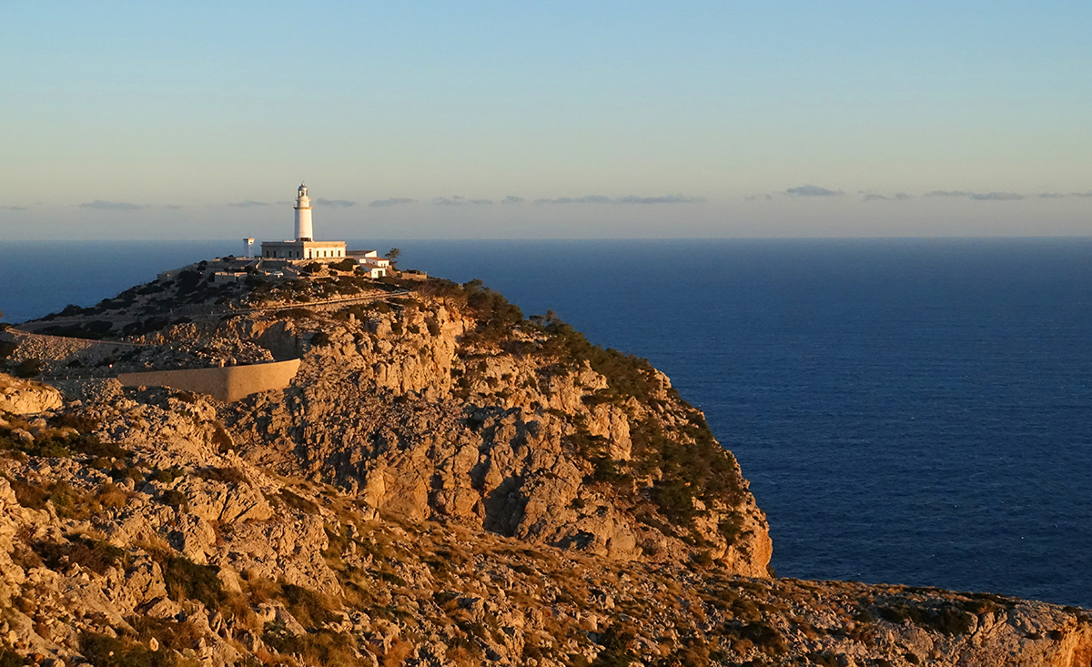 Sunrise at the fantastically beautiful Formentor lighthouse in Mallorca