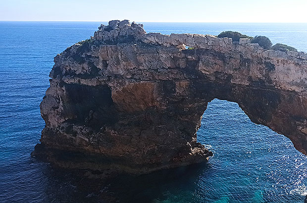 Mallorca's main rockclimbing attraction - Es Pontas