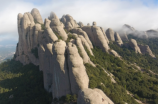 Rocks of Montserrat - an amazing natural formation