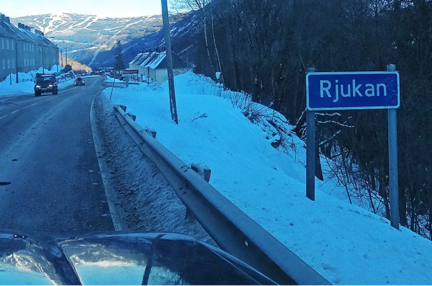The first impression of Rjukan is harsh winter melancholy