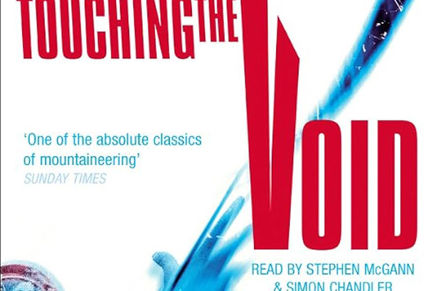 Cover of Joe Simpson's book 'Touching the Void'
