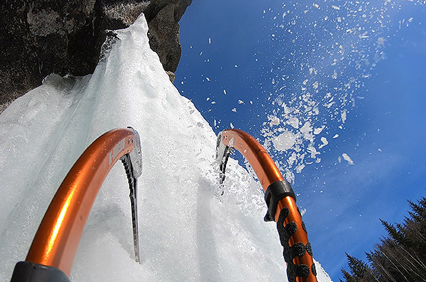 The ability to 'feel the ice' is one of the important secrets of iceclimbing technique