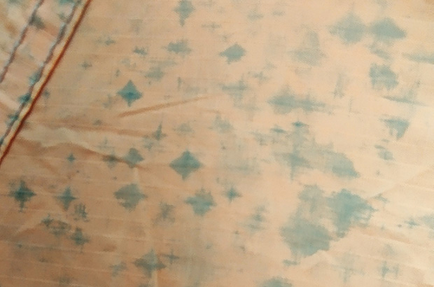 These stains covered the entire inner and outer tent