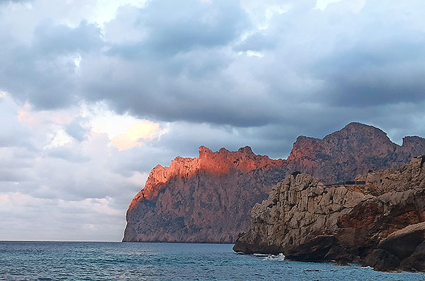 Sunset at Sant Vincenc Bay