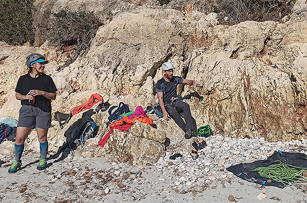 Climbing training in the Magraner sector