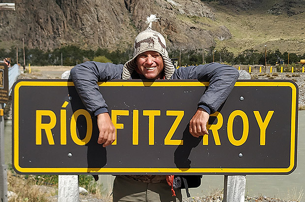 During a mountaineering expedition in Patagonia, Argentina