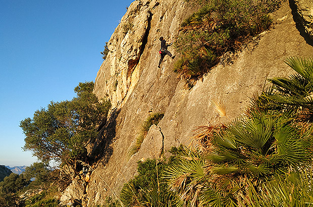 Rockclimbing training in Mallorca