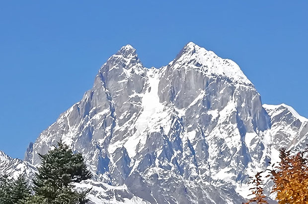 Mount Ushba, view from the south.