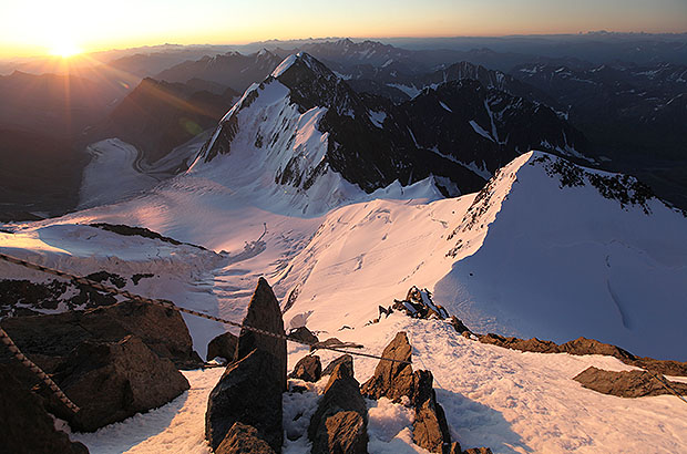 Berel ridge - my favourite climbing route to Mount Belukha summit.