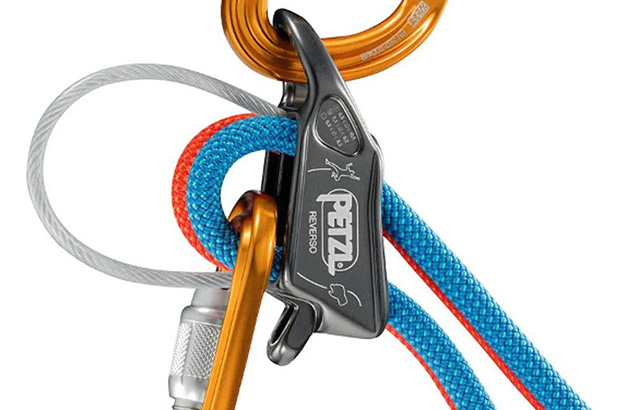 Using the Petzl Riverso ATC belay device in the Guide mode