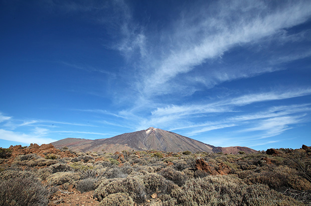 The relief of Tenerife Island is typical of volcanic formations - the entire island has the shape of a cone