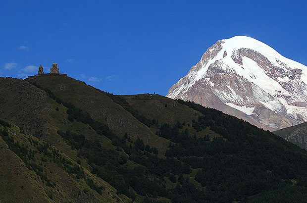 Mount Kazbek, view from the south
