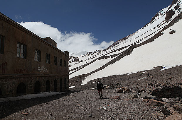 Southern Refuge on the slope of Mount Kazbek