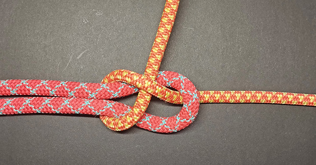 Sheet bend knot