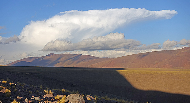 Climbing Ojos del Salado from the Argentine side