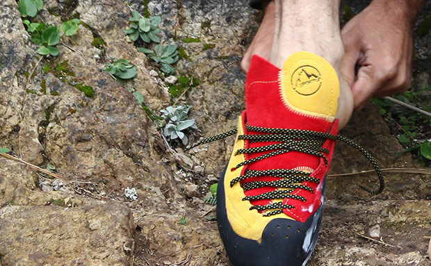 New rock climbing shoes are always pain and suffering. But you can choose the level of suffering according to your taste