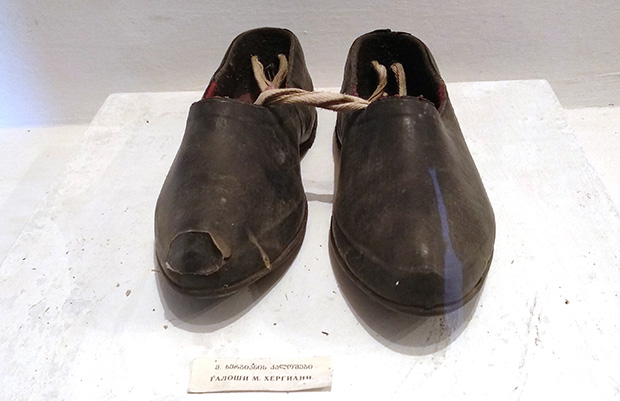 'Rock climbing shoes' of the USSR Champion in mountaineering and rock climbing Mikhail Khergiani