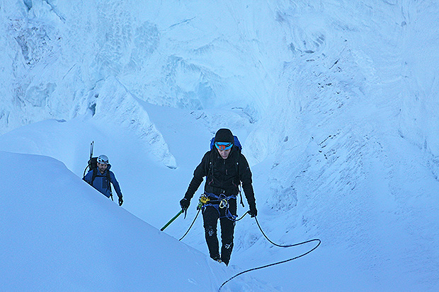Переход из лагеря 2 в лагерь 3 - восхождение на Эльбрус с Запада