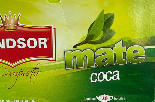 Factory packaged Coca mate in the form of tea bags