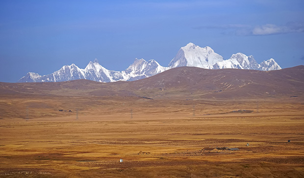 Cordillera Huayhuash - an island of snowy peaks among the endless Sierra