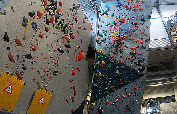 Спортивное скалолазание на искусственном рельефе