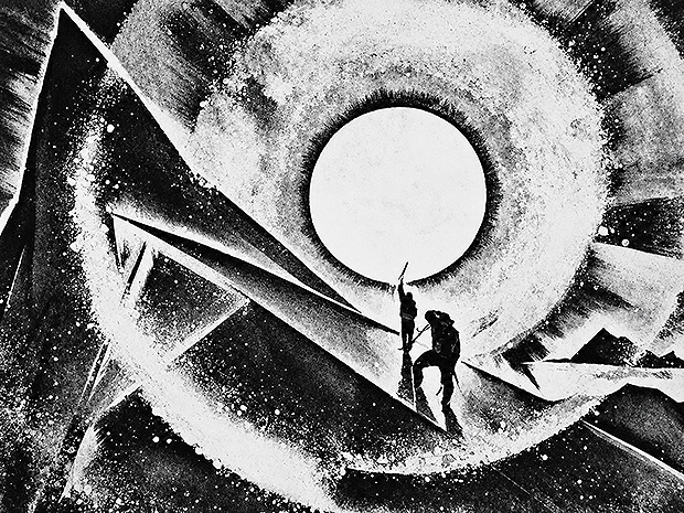 Фото картины, висящей в музее Хергиани в Местиа, Сванетия, автор неизвестен