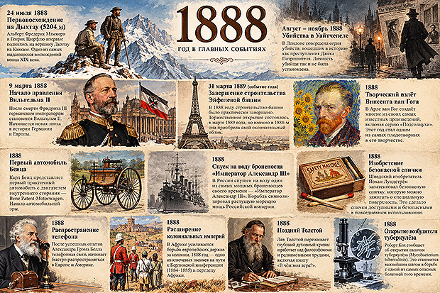 1888 в главных событиях