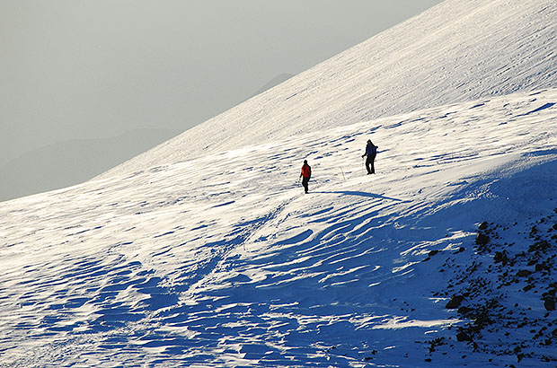 On the slopes of Mount Elbrus