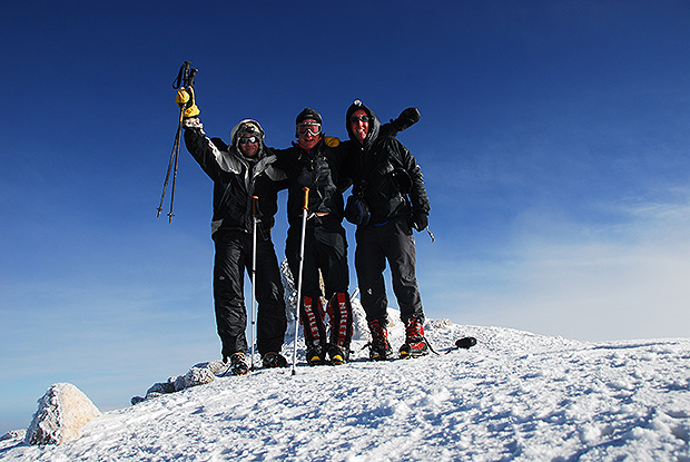 At the Western Summit of Elbrus