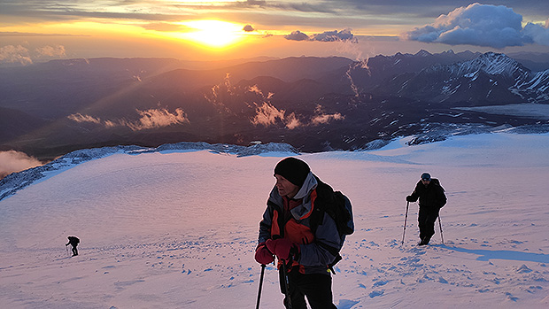 Восхождение на Эльбрус с севера