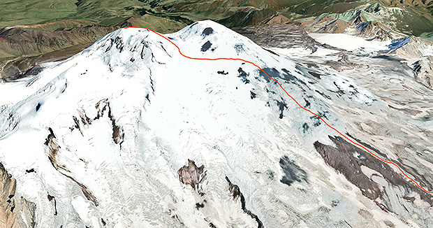Mount Elbrus South route