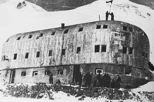 Shelter 11 on Mount Elbrus during the Second World War
