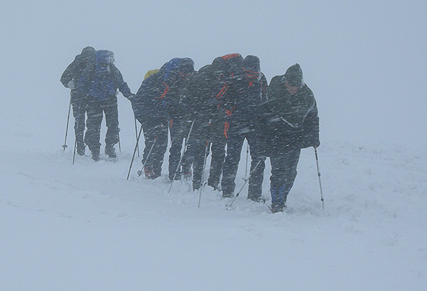 Bad Weather on Mount Elbrus