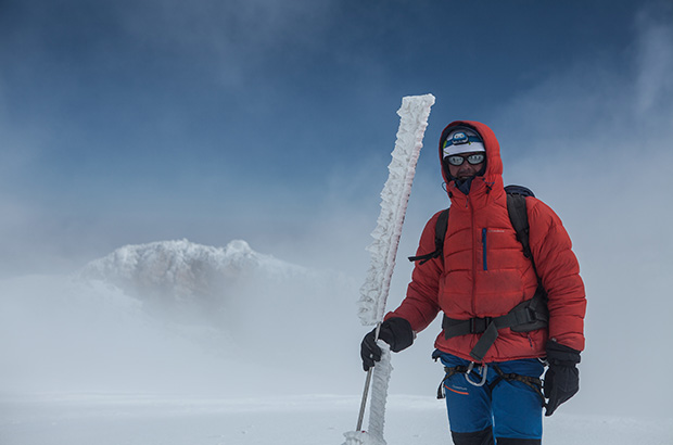 Even in the hottest summer, while climbing Mount Elbrus you can encounter very serious winter conditions