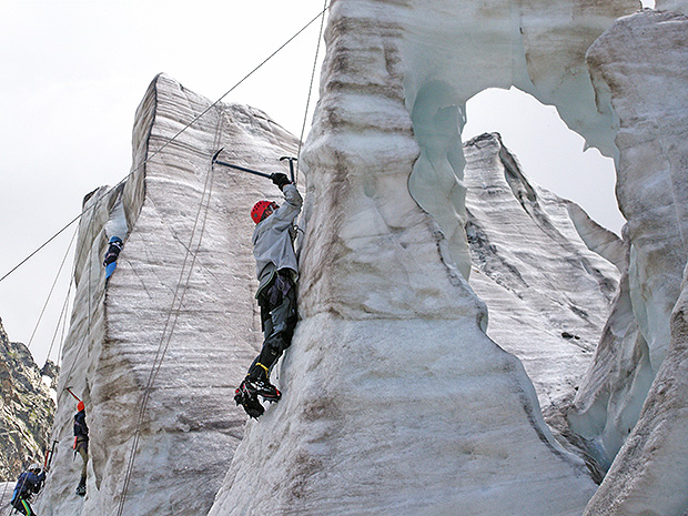 Ледолазание на леднике Кашкаташ