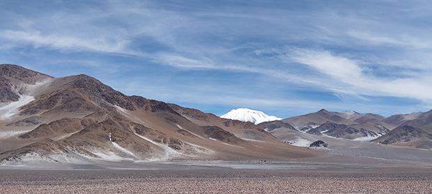 Ojos del Salado summit from the Argentine side