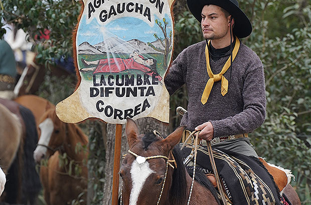 Annual gaucho procession dedicated to Defunta Correa
