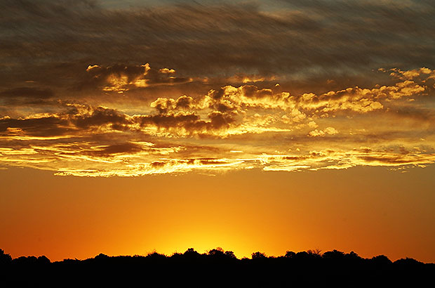 Sunset in Cumbre town, Argentina