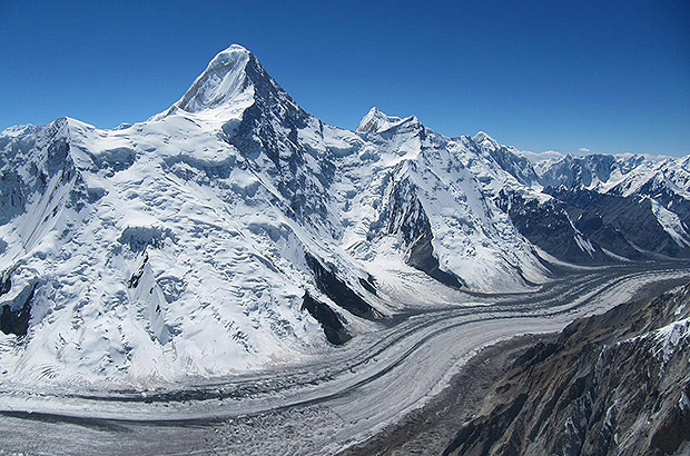 Khan Tengri Peak in Kazakhstan