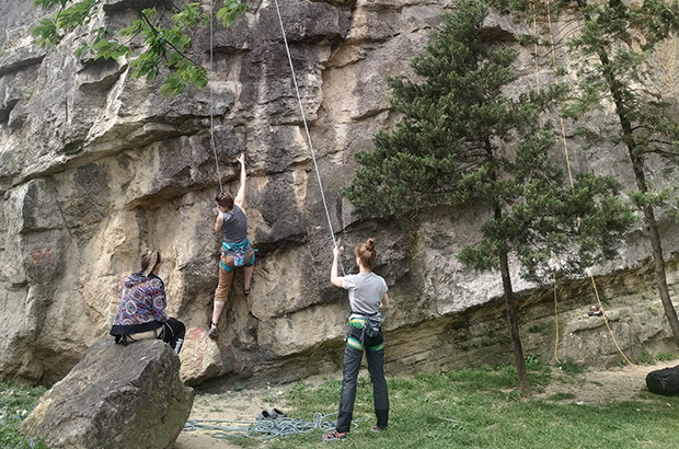 Rock climbing in Kutaisi