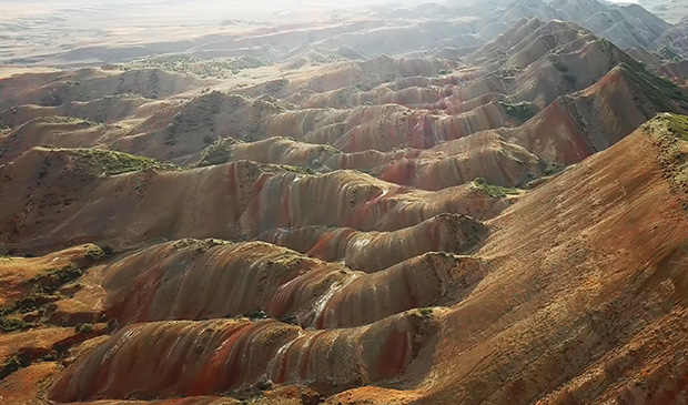 Colored hills in the vicinity of the David Gareji monastery