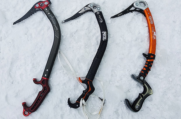 For comfortable and safe iceclimbing, we use the most modern equipment
