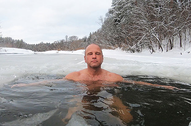 Regular bathing in cold water is the best way to relieve stress and renew the energy.