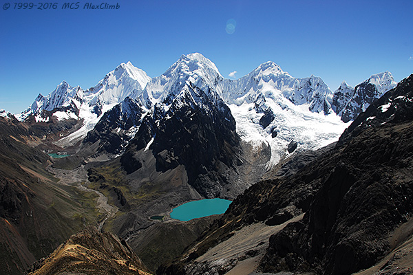 Mountain climbing in the Andes