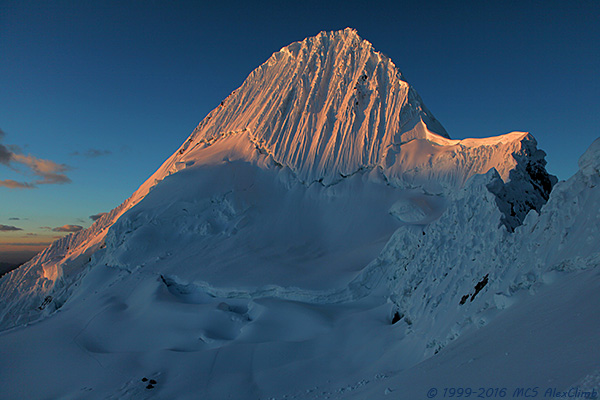 Mountain climbing in the Andes