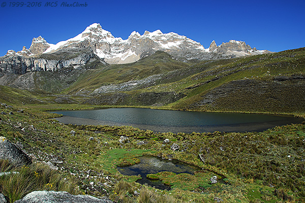 Mountain climbing, trekking and active vacation in the mountains of South America - Andes