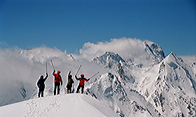 Climbing in Caucasus, climbing Elbrus, Kazbek, Ararat and Demavent