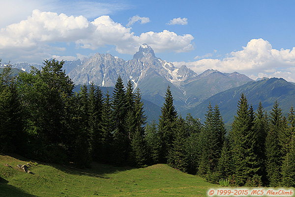 Mountain climbing in Georgia, Svanetia, climbing Kazbek and Ushba