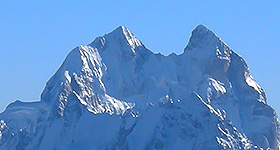 Climbing Ushba, Ushba North Summit from Georgia