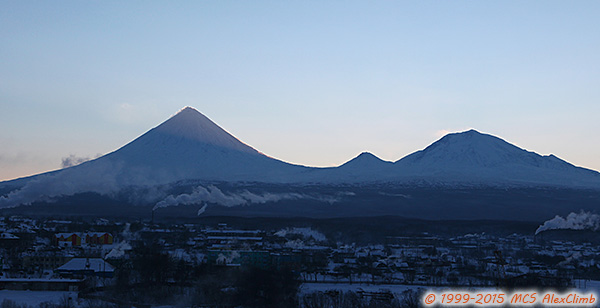 Kamchatka climbing volcanoes and trekking